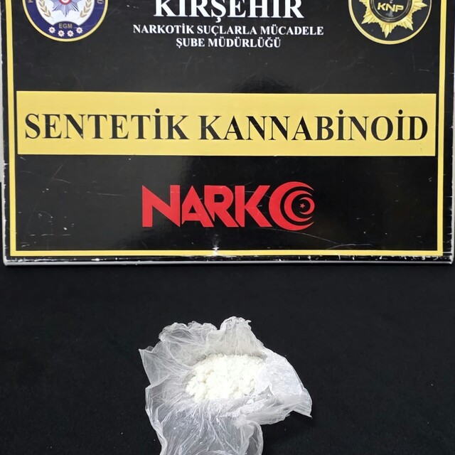 Kırşehir'de uyuşturucu operasyonu: 1 tutuklama