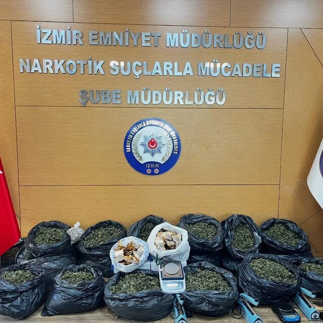 İzmir merkezli uyuşturucu operasyonunda 12 şüpheli yakalandı