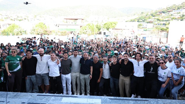 Bodrum FK'dan öğrencilere yeşil beyaz sürpriz