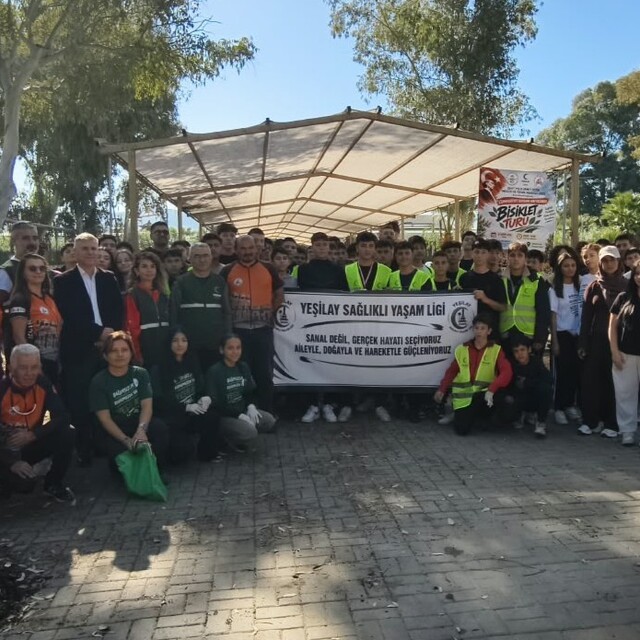Selçuk'ta Cumhuriyet'in 103'üncü yılına özel pedal çevirdiler