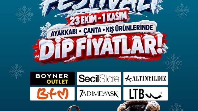 Kumsmall'da Kış Festivali başladı, indirimler koridorlara taştı