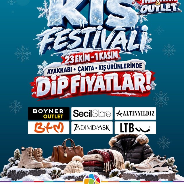 Kumsmall'da Kış Festivali başladı, indirimler koridorlara taştı