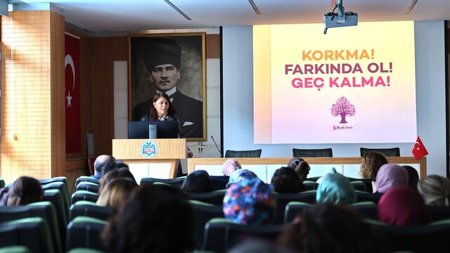 ERÜ Hastanelerinde, "Meme Kanseri Farkındalık Konferansı" düzenlendi