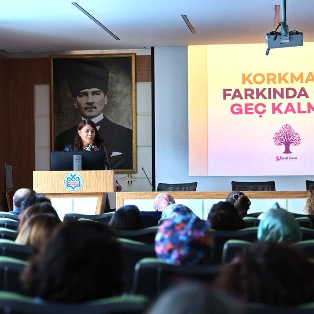 ERÜ Hastanelerinde, "Meme Kanseri Farkındalık Konferansı" düzenlendi