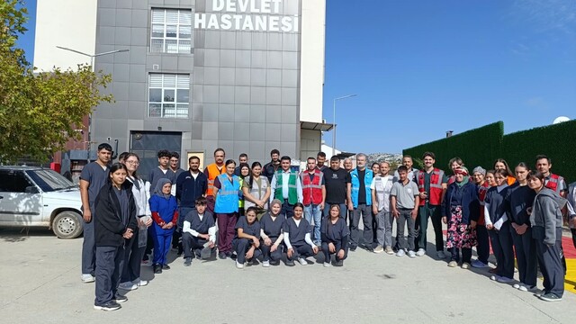 Selendi'de gerçek gibi tatbikat