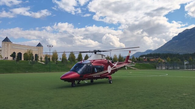 Konya'da hava ambulansı kalp krizi geçiren hasta için havalandı