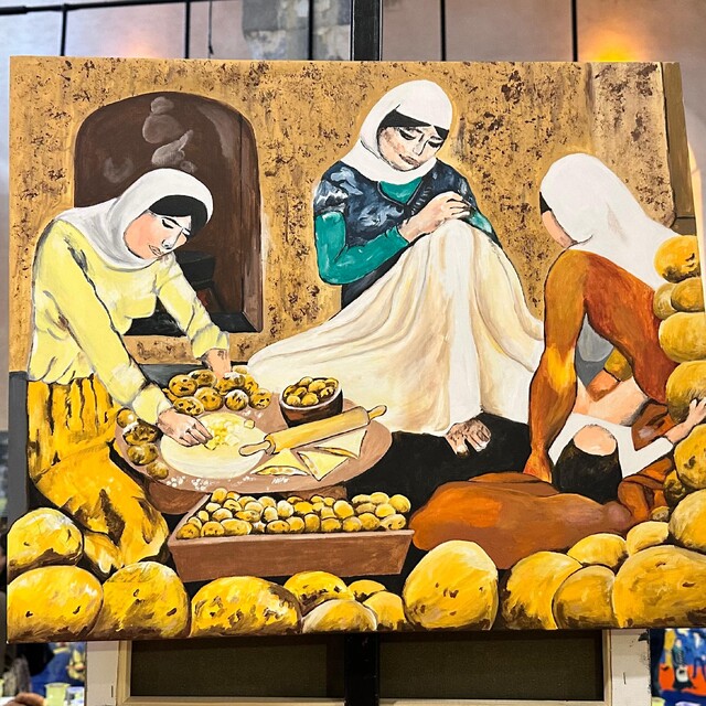 Niğde'de "Topraktan Tuvale: Patates" resim sergisi açıldı
