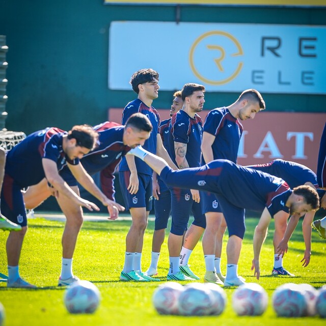 Trabzonspor, Çaykur Rizespor maçı hazırlıklarına başladı