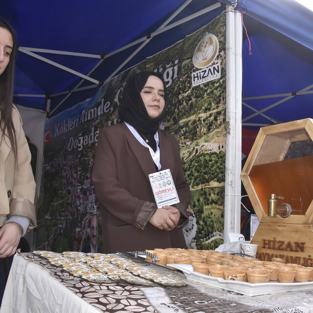 Hizan'da '1'inci karakovan bal hasadı festivali' başladı