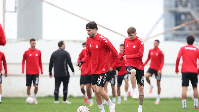 Sivasspor, Ümraniyespor maçının hazırlıklarını tamamladı