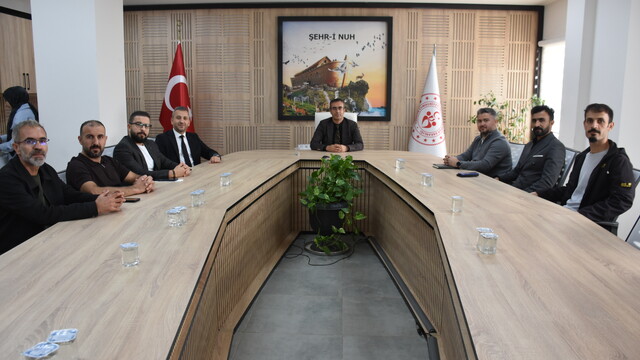 Şırnak Gençlik ve Spor İl Müdürü Fedai Din, basın mensuplarıyla bir araya geldi