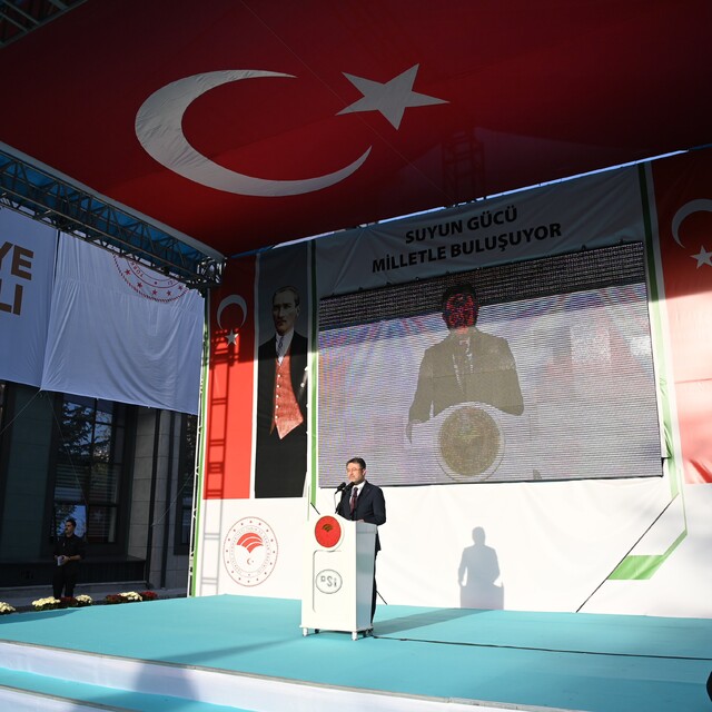 Bakan Yumaklı: Suyu doğru yönetmek görevimizdir
