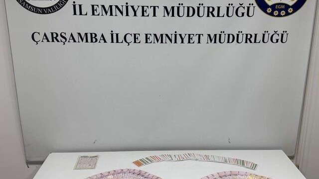 Samsun'da kumar oynayan 6 kişiye 69 bin 624 lira ceza kesildi
