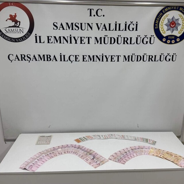 Samsun'da kumar oynayan 6 kişiye 69 bin 624 lira ceza kesildi