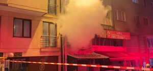 Bursa'da kıraathanede çıkan yangın söndürüldü
