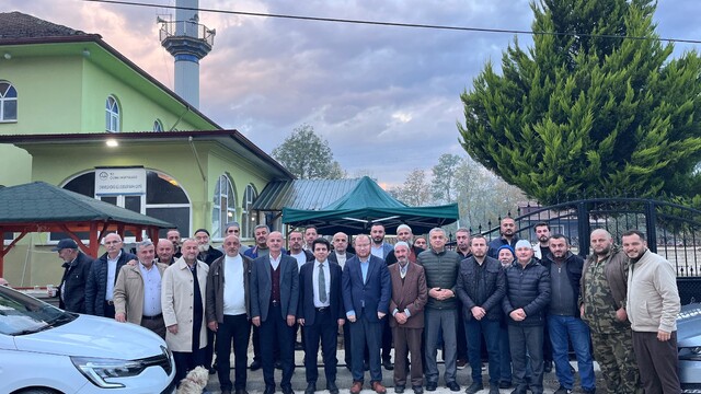 Dikmeli köyünde sabah namazı buluşması