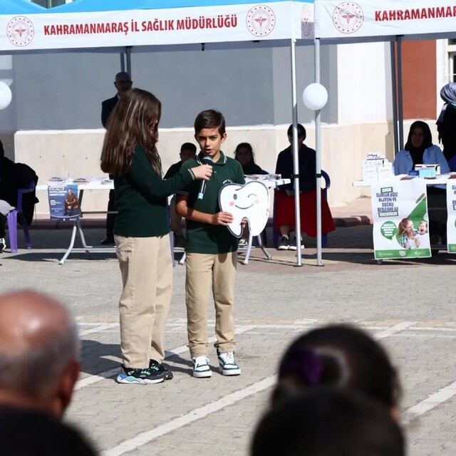 Kahramanmaraş'ta öğrencilere sağlıklı yaşamın püf noktaları anlatıldı