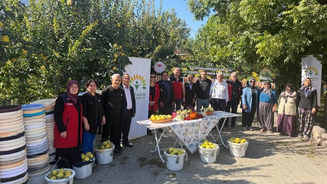 Kahramanmaraş'ta ayva üreticilerine hasat desteği