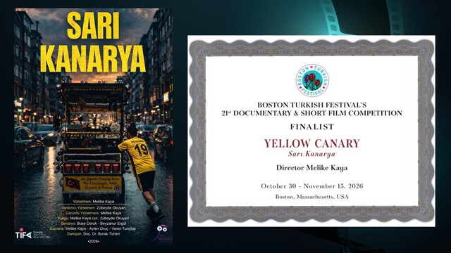 KBÜ öğrencilerinin "Sarı Kanarya" belgeseli Boston Türk Festivali'nde finalist oldu