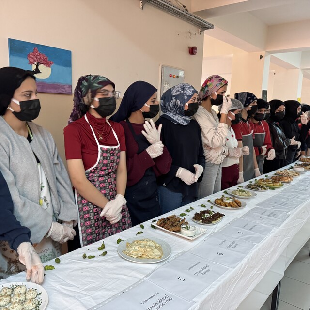 Tescilli Çermik biberinden 41 çeşit yemek yaptılar