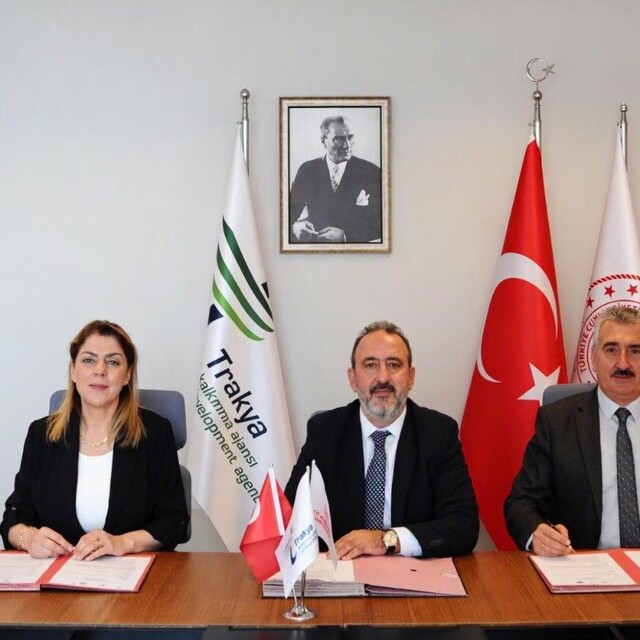 Tekirdağ NKÜ ile Trakya Kalkınma Ajansı arasında eğitim işbirliği protokolü...