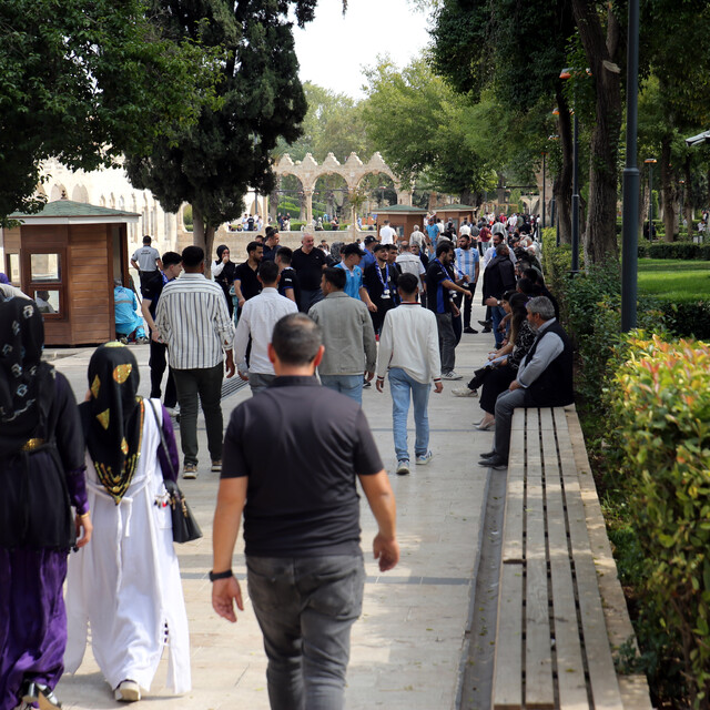 Balıklıgöl'de hafta sonu yoğunluğu yaşandı