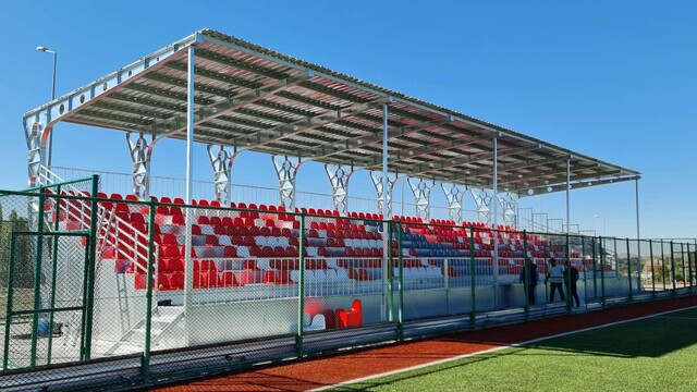 Bünyan Stadyumu'nda 500 kişilik tribün tamamlandı