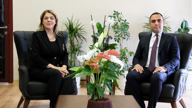 Kırklareli Cumhuriyet Başsavcı Vekili Saçlı'dan Rektör Ak'a ziyaret