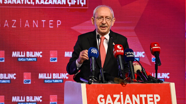 CHP Genel Başkanı Kılıçdaroğlu, Gaziantep'te "Milli Bilinç, Güçlü Türkiye" programında konuştu: