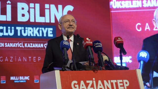 Kılıçdaroğlu, Gaziantep'te "Milli Bilinç, Yükselen Sanayi, Kazanan Çiftçi" programına katıldı