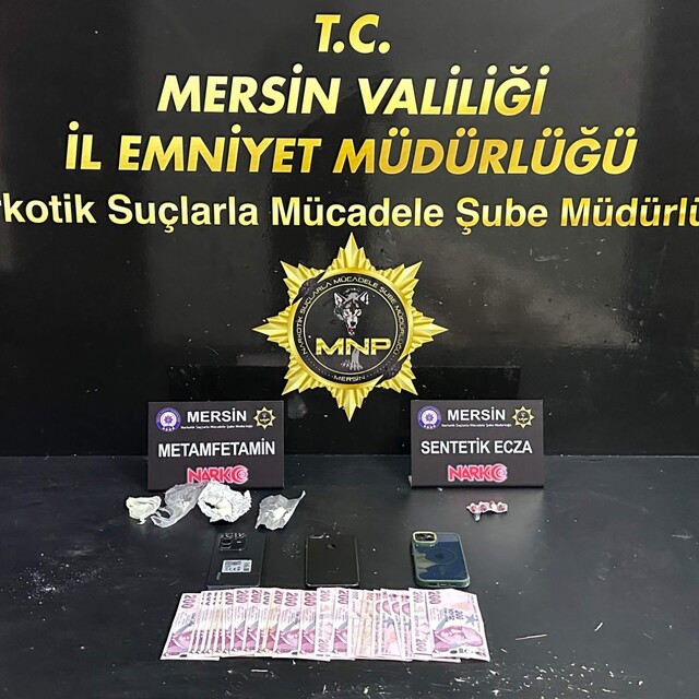 Mersin'de uyuşturucu operasyonunda yakalanan 5 zanlı tutuklandı