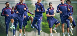 Trabzonspor, Çaykur Rizespor maçı hazırlıklarını sürdürdü