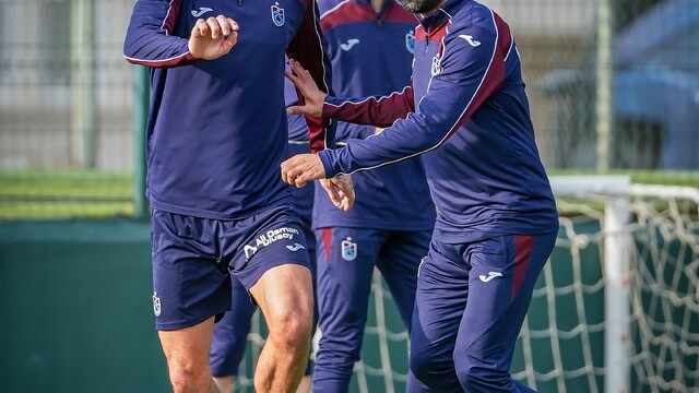 Trabzonspor, Çaykur Rizespor maçı hazırlıklarını sürdürdü