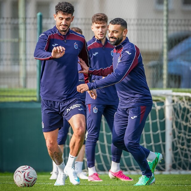 Trabzonspor, Çaykur Rizespor maçı hazırlıklarını sürdürdü