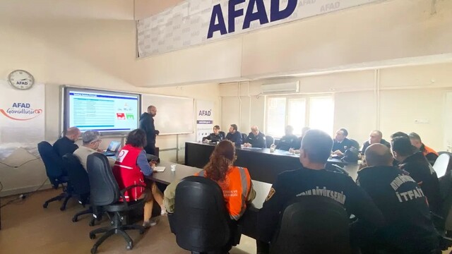 Aydın'da bölge düzeyindeki afet tatbikatı için hazırlık yapıldı
