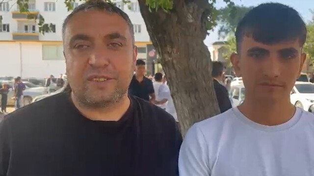 Gaziantep'te baba-oğul aynı okulda KPSS'ye girdi