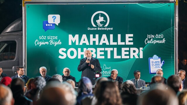 Başkan Faruk Özlü: "Düzce'nin sorunu benim sorunumdur"