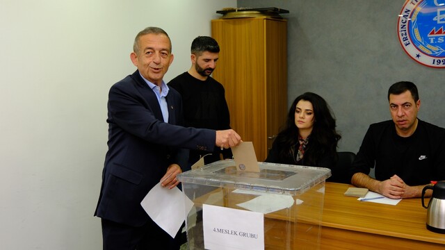 Erzincan TSO'da seçimin galibi Ahmet Tanoğlu