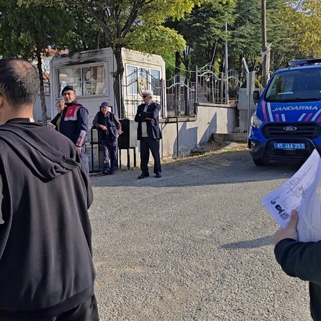 Sınava 1 dakika kala jandarma imdada yetişti