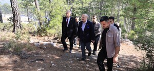 Vali Köşger, Çameli’nde devam eden projeleri yerinde inceledi