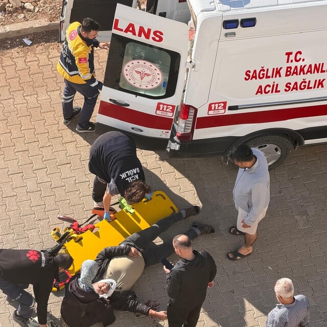 Otomobilin çarptığı yaya yaralandı