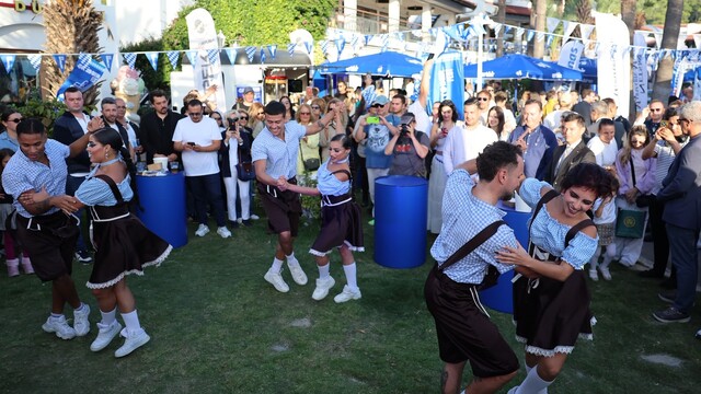 Marmaris'te sonbaharın ritmi Oktoberfest'le yükseldi