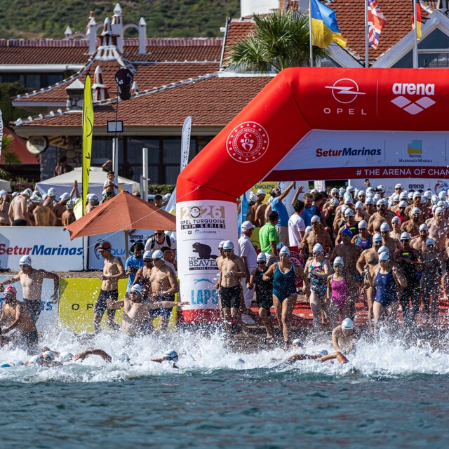 27. Uluslararası Arena AquaChallenge Yüzme Şampiyonası'nın Marmaris etabı t...