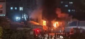Hatay'da işçilerin kaldığı konteynerde yangın