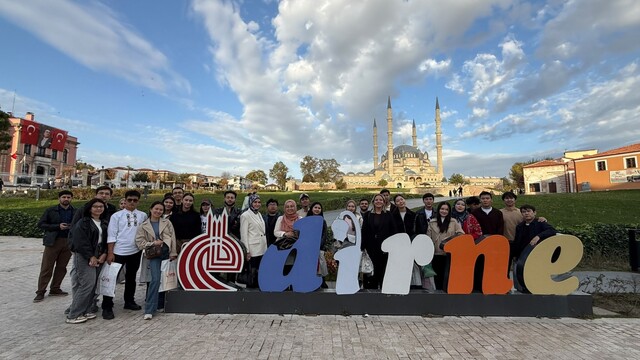 Kırklareli Üniversitesi öğrencileri Edirne'yi gezdi