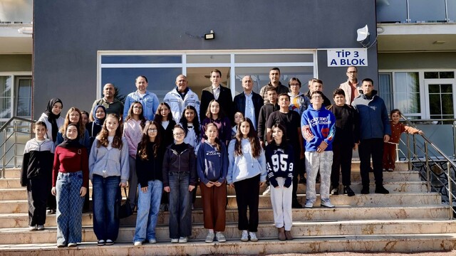 Hisarcık'ta LGS öğrencilerine moral desteği
