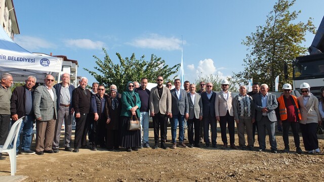 Burhaniye'de yeni cami temeli atıldı