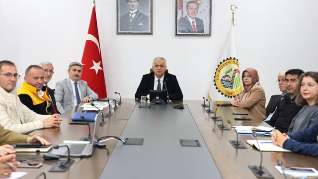 Düzce'de eğitim yatırımları masaya yatırıldı