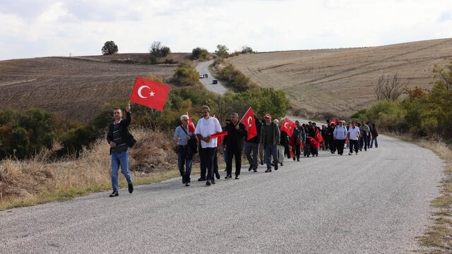 Edirne'de Sırpsındığı Zaferi için anma yürüyüşü düzenlendi
