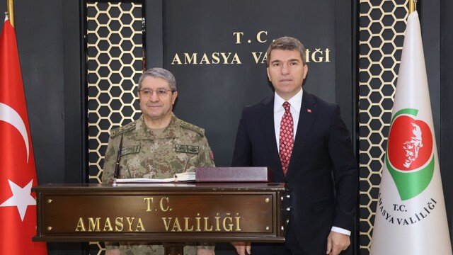 Genelkurmay Başkanı Orgeneral Bayraktaroğlu, Amasya Valiliği'ni ziyaret etti